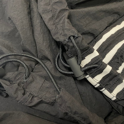 【中古品】【メンズ】 Y-3 ワイスリー RAW EDGE 3 STRIPES WIDE PANTS KF1192 ロウ エッジ スリー ストライプ ワイド パンツ ボトムス 151-260724-sa-07-tei サイズ：XL カラー：ブラック 万代Net店