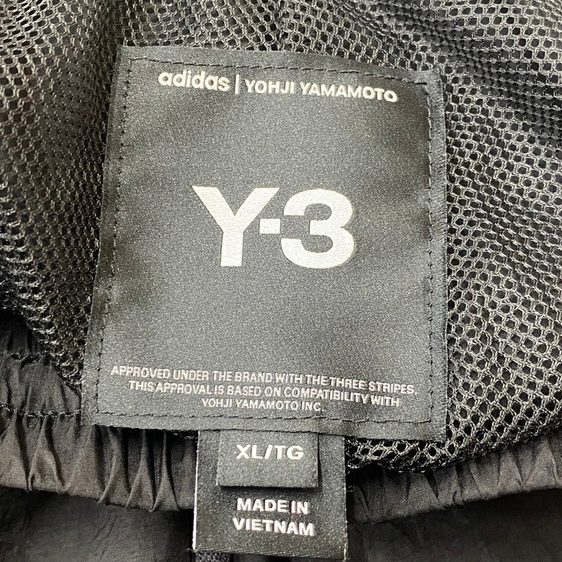 【中古品】【メンズ】 Y-3 ワイスリー RAW EDGE 3 STRIPES WIDE PANTS KF1192 ロウ エッジ スリー ストライプ ワイド パンツ ボトムス 151-260724-sa-07-tei サイズ：XL カラー：ブラック 万代Net店