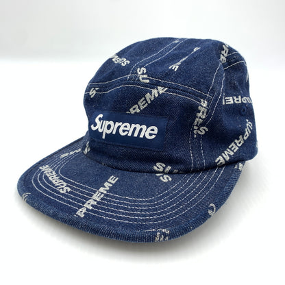【中古品】【メンズ】 Supreme シュプリーム 17SS DENIM LOGO CAMP CAP デニム ロゴ キャンプキャップ 帽子 149-260723-ko-08-tei カラー：インディゴ 万代Net店
