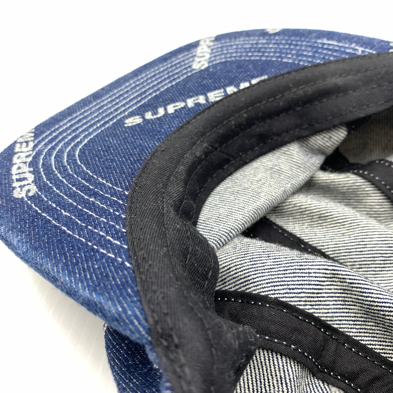 【中古品】【メンズ】 Supreme シュプリーム 17SS DENIM LOGO CAMP CAP デニム ロゴ キャンプキャップ 帽子 149-260723-ko-08-tei カラー：インディゴ 万代Net店