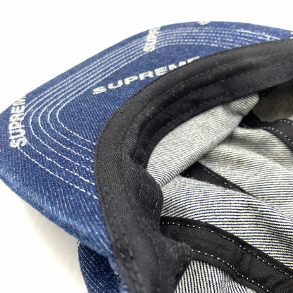 【中古品】【メンズ】 Supreme シュプリーム 17SS DENIM LOGO CAMP CAP デニム ロゴ キャンプキャップ 帽子 149-260723-ko-08-tei カラー：インディゴ 万代Net店