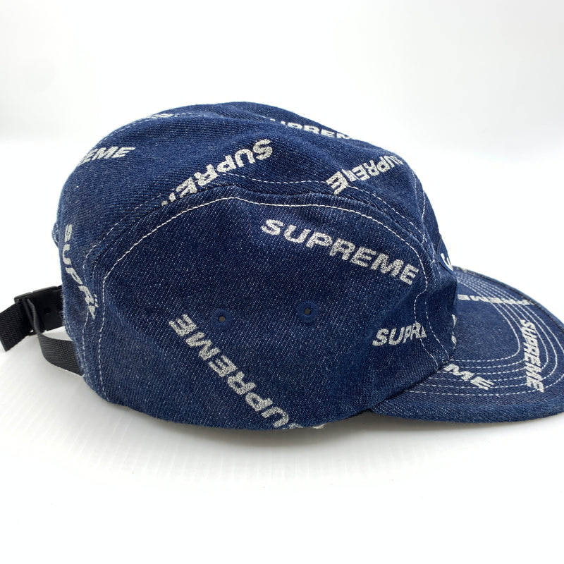 【中古品】【メンズ】 Supreme シュプリーム 17SS DENIM LOGO CAMP CAP デニム ロゴ キャンプキャップ 帽子 149-260723-ko-08-tei カラー：インディゴ 万代Net店