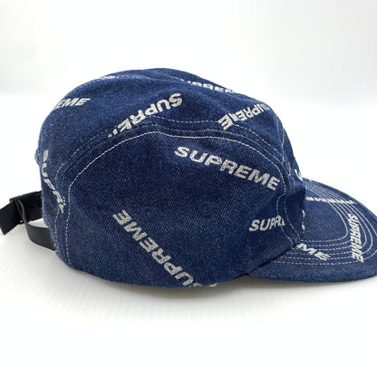 【中古品】【メンズ】 Supreme シュプリーム 17SS DENIM LOGO CAMP CAP デニム ロゴ キャンプキャップ 帽子 149-260723-ko-08-tei カラー：インディゴ 万代Net店