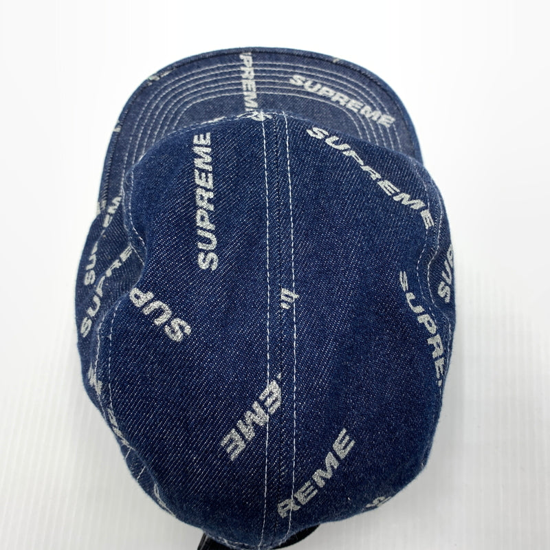 【中古品】【メンズ】 Supreme シュプリーム 17SS DENIM LOGO CAMP CAP デニム ロゴ キャンプキャップ 帽子 149-260723-ko-08-tei カラー：インディゴ 万代Net店