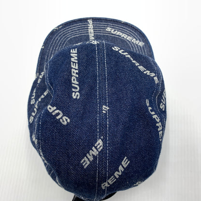 【中古品】【メンズ】 Supreme シュプリーム 17SS DENIM LOGO CAMP CAP デニム ロゴ キャンプキャップ 帽子 149-260723-ko-08-tei カラー：インディゴ 万代Net店