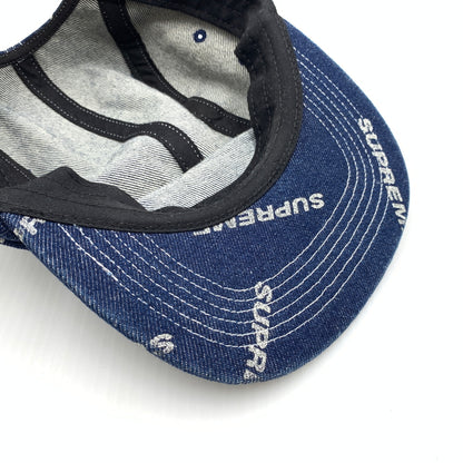 【中古品】【メンズ】 Supreme シュプリーム 17SS DENIM LOGO CAMP CAP デニム ロゴ キャンプキャップ 帽子 149-260723-ko-08-tei カラー：インディゴ 万代Net店