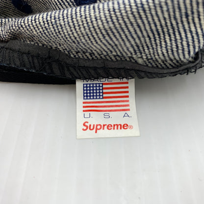 【中古品】【メンズ】 Supreme シュプリーム 17SS DENIM LOGO CAMP CAP デニム ロゴ キャンプキャップ 帽子 149-260723-ko-08-tei カラー：インディゴ 万代Net店
