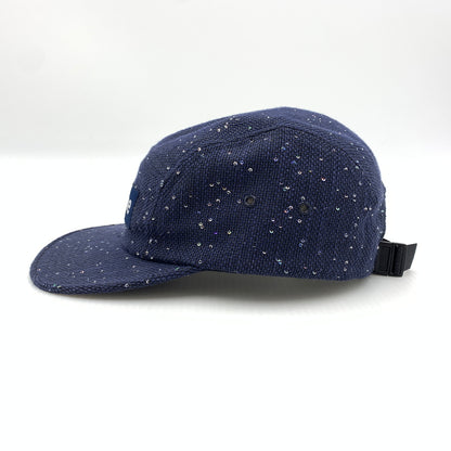 【中古品】【メンズ】 Supreme シュプリーム 16AW SEQUINS CAMP CAP シークイン キャンプキャップ 帽子 スパンコール 149-260723-ko-11-tei カラー：ネイビー 万代Net店
