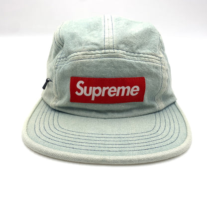 【中古品】【メンズ】 Supreme シュプリーム 17AW SIDE ZIP DENIM CAMP CAP サイドジップ デニム キャンプキャップ 帽子 ウォッシュ加工 149-260723-ko-09-tei カラー：インディゴ 万代Net店