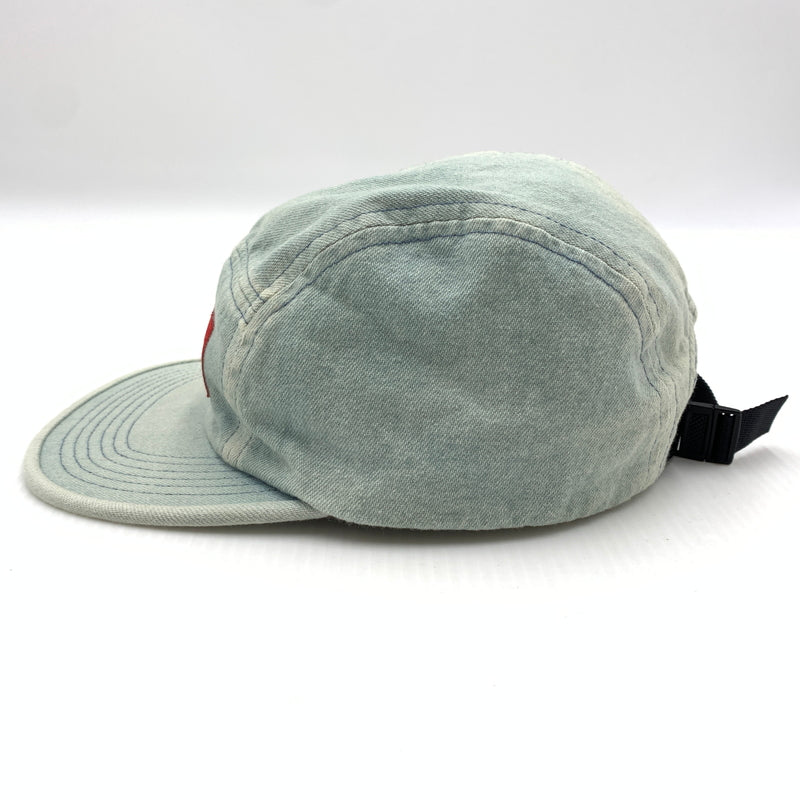 【中古品】【メンズ】 Supreme シュプリーム 17AW SIDE ZIP DENIM CAMP CAP サイドジップ デニム キャンプキャップ 帽子 ウォッシュ加工 149-260723-ko-09-tei カラー：インディゴ 万代Net店