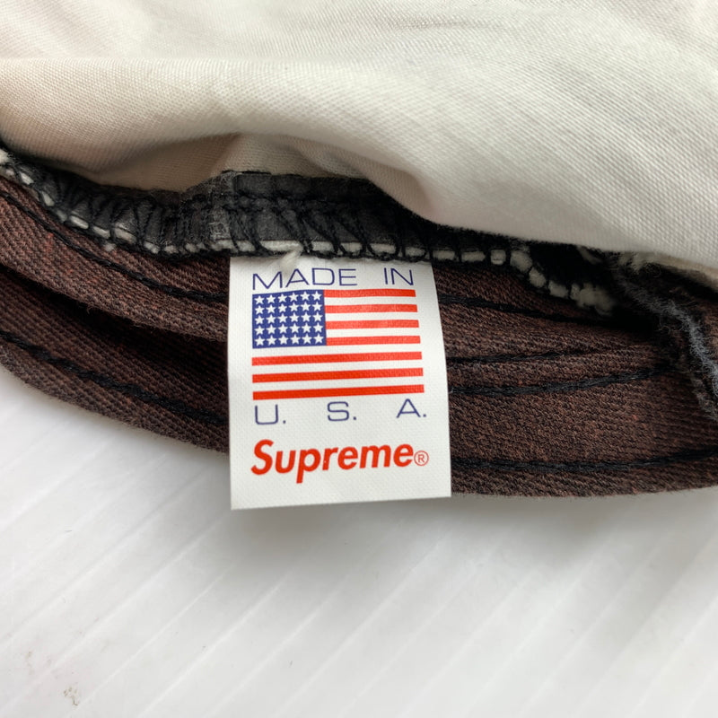 【中古品】【メンズ】 Supreme シュプリーム 17AW SIDE ZIP DENIM CAMP CAP サイドジップ デニム キャンプキャップ 帽子 ウォッシュ加工 149-260723-ko-09-tei カラー：インディゴ 万代Net店