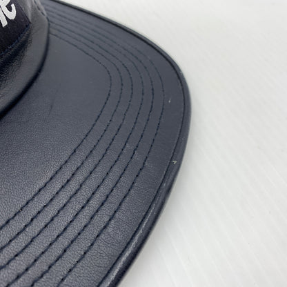 【中古品】【メンズ】 Supreme シュプリーム LEATHER CAMP CAP レザー キャンプキャップ 帽子 149-260723-ko-12-tei カラー：ネイビー 万代Net店