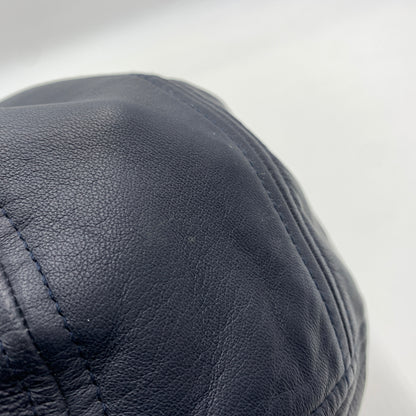 【中古品】【メンズ】 Supreme シュプリーム LEATHER CAMP CAP レザー キャンプキャップ 帽子 149-260723-ko-12-tei カラー：ネイビー 万代Net店