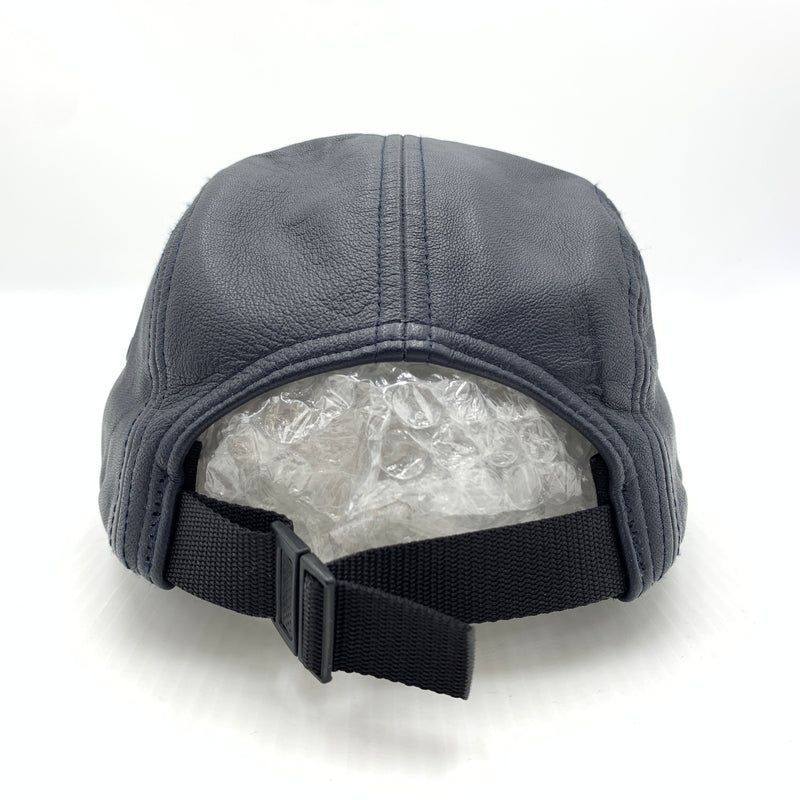 【中古品】【メンズ】 Supreme シュプリーム LEATHER CAMP CAP レザー キャンプキャップ 帽子 149-260723-ko-12-tei カラー：ネイビー 万代Net店