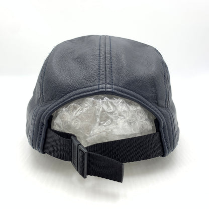 【中古品】【メンズ】 Supreme シュプリーム LEATHER CAMP CAP レザー キャンプキャップ 帽子 149-260723-ko-12-tei カラー：ネイビー 万代Net店