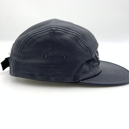 【中古品】【メンズ】 Supreme シュプリーム LEATHER CAMP CAP レザー キャンプキャップ 帽子 149-260723-ko-12-tei カラー：ネイビー 万代Net店