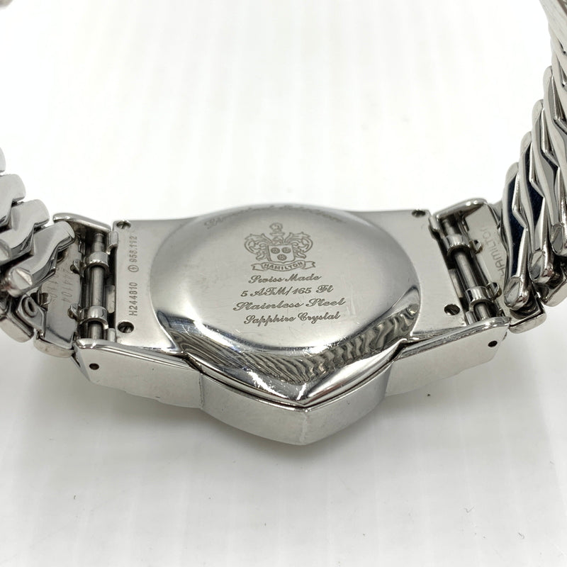 【中古品】【メンズ】 HAMILTON ハミルトン H244810 ベンチュラ エルヴィス・プレスリー限定モデル クォーツ 腕時計 195-260723-ko-14-tei カラー：シルバー/ブラック 万代Net店