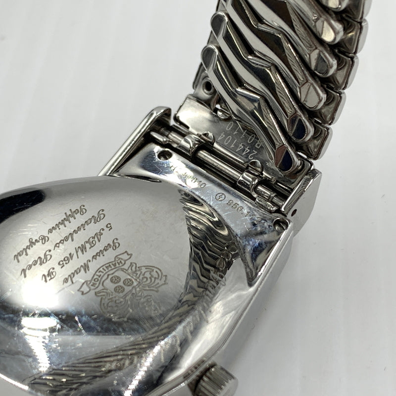【中古品】【メンズ】 HAMILTON ハミルトン H244810 ベンチュラ エルヴィス・プレスリー限定モデル クォーツ 腕時計 195-260723-ko-14-tei カラー：シルバー/ブラック 万代Net店