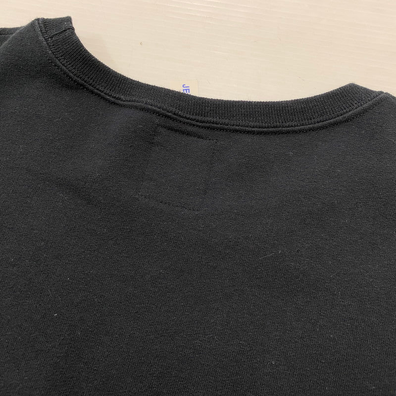 【中古品】【メンズ】 WACKO MARIA ワコ マリア × ONLY LOVERS LEFT ALIVE オンリー ラヴァース レフト アライヴ 21SS CREW NECK SWEAT 2021年春夏 クールネック スウェット 長袖 トップス トレーナー 140-260724-sa-11-tei サイズ：L カラー：ブラック 万代Net店