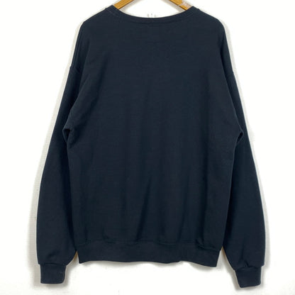 【中古品】【メンズ】 WACKO MARIA ワコ マリア × ONLY LOVERS LEFT ALIVE オンリー ラヴァース レフト アライヴ 21SS CREW NECK SWEAT 2021年春夏 クールネック スウェット 長袖 トップス トレーナー 140-260724-sa-11-tei サイズ：L カラー：ブラック 万代Net店