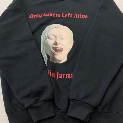 【中古品】【メンズ】 WACKO MARIA ワコ マリア × ONLY LOVERS LEFT ALIVE オンリー ラヴァース レフト アライヴ 21SS CREW NECK SWEAT 2021年春夏 クールネック スウェット 長袖 トップス トレーナー 140-260724-sa-11-tei サイズ：L カラー：ブラック 万代Net店