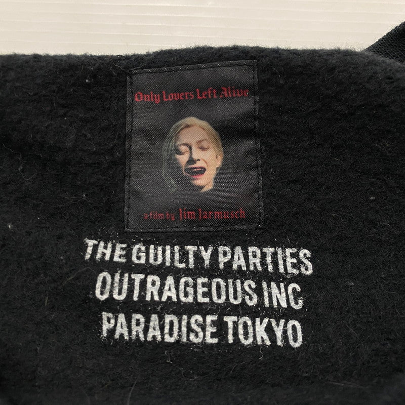 【中古品】【メンズ】 WACKO MARIA ワコ マリア × ONLY LOVERS LEFT ALIVE オンリー ラヴァース レフト アライヴ 21SS CREW NECK SWEAT 2021年春夏 クールネック スウェット 長袖 トップス トレーナー 140-260724-sa-11-tei サイズ：L カラー：ブラック 万代Net店