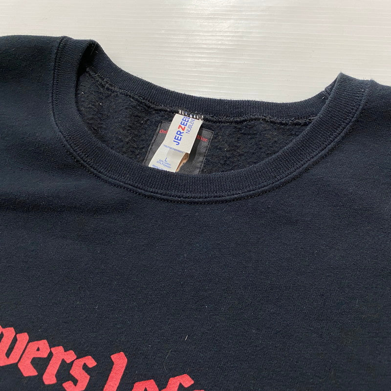 【中古品】【メンズ】 WACKO MARIA ワコ マリア × ONLY LOVERS LEFT ALIVE オンリー ラヴァース レフト アライヴ 21SS CREW NECK SWEAT 2021年春夏 クールネック スウェット 長袖 トップス トレーナー 140-260724-sa-11-tei サイズ：L カラー：ブラック 万代Net店