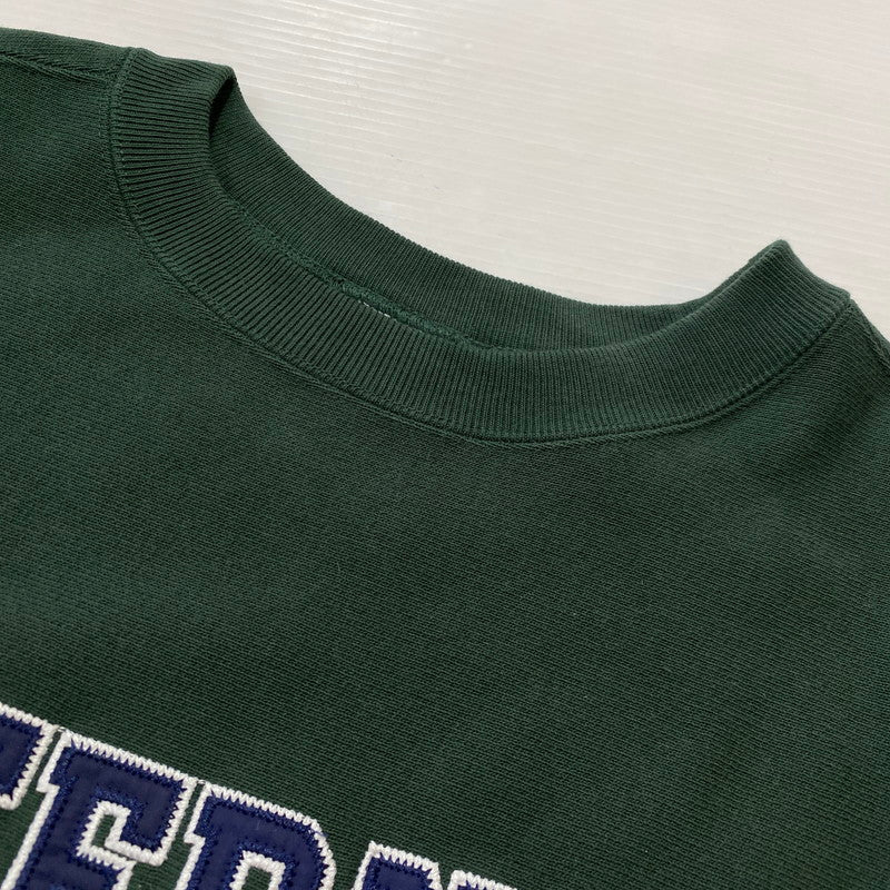 【中古品】【メンズ】 MERCEDES ANCHOR INC. アンカーインク × CHAMPION チャンピオン REVERSE WEAVE SWEAT "INTERNET" リバース ウェーブ スウェット インターネット 長袖 トップス トレーナー 140-260724-sa-12-tei サイズ：L カラー：グリーン 万代Net店