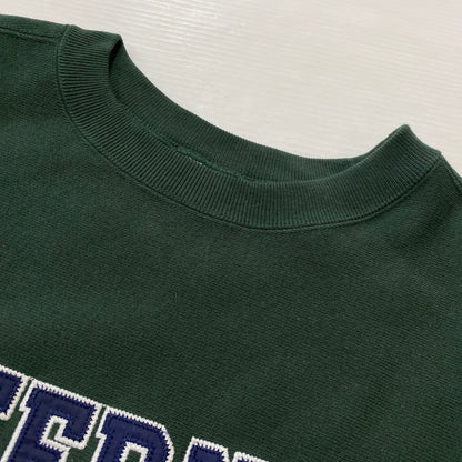 【中古品】【メンズ】 MERCEDES ANCHOR INC. アンカーインク × CHAMPION チャンピオン REVERSE WEAVE SWEAT "INTERNET" リバース ウェーブ スウェット インターネット 長袖 トップス トレーナー 140-260724-sa-12-tei サイズ：L カラー：グリーン 万代Net店