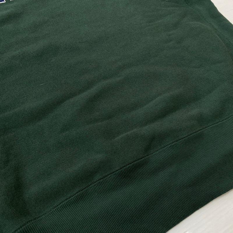 【中古品】【メンズ】 MERCEDES ANCHOR INC. アンカーインク × CHAMPION チャンピオン REVERSE WEAVE SWEAT "INTERNET" リバース ウェーブ スウェット インターネット 長袖 トップス トレーナー 140-260724-sa-12-tei サイズ：L カラー：グリーン 万代Net店