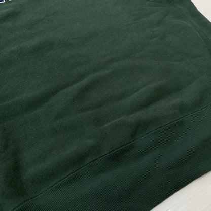【中古品】【メンズ】 MERCEDES ANCHOR INC. アンカーインク × CHAMPION チャンピオン REVERSE WEAVE SWEAT "INTERNET" リバース ウェーブ スウェット インターネット 長袖 トップス トレーナー 140-260724-sa-12-tei サイズ：L カラー：グリーン 万代Net店