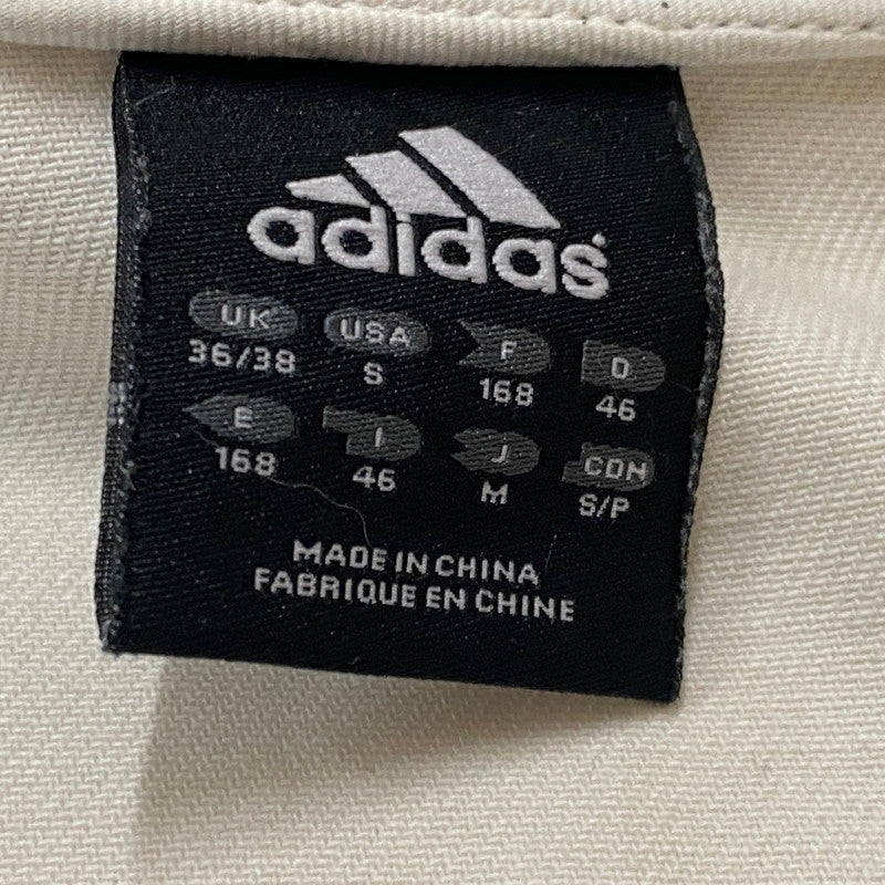 【中古品】【メンズ】 ADIDAS アディダス 00’s 3 STRIPE CANVAS TRACK JACKET 2000年代 スリー ストライプ キャンバス トラック ジャケット トップス ジャージ 148-260724-sa-08-tei サイズ：M カラー：ホワイトネイビー 万代Net店