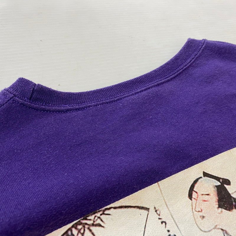【中古品】【メンズ】 WACKO MARIA ワコ マリア SHUNGA CREW SWEAT SHIRT 春画 クルー スウェット 長袖 トップス トレーナー 140-260724-sa-14-tei サイズ：L カラー：パープル 万代Net店