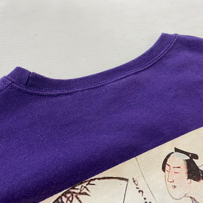 【中古品】【メンズ】 WACKO MARIA ワコ マリア SHUNGA CREW SWEAT SHIRT 春画 クルー スウェット 長袖 トップス トレーナー 140-260724-sa-14-tei サイズ：L カラー：パープル 万代Net店