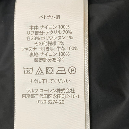 【中古品】【メンズ】 POLO RALPH LAUREN ポロ ラルフ ローレン NYLON BOMBER JACKET ナイロン ボマー ジャケット アウター 145-260724-sa-23-tei サイズ：M カラー：ブラック 万代Net店
