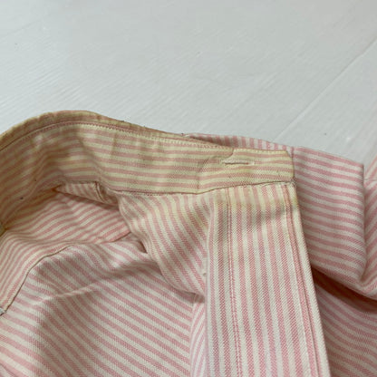 【現状渡し品】【メンズ】 BROOKS BROTHERS ブルック ブラザーズ 70's VINTAGE STRIPE L/S SHIRT 70年代 ヴィンテージ ストライプ ロングスリーブ シャツ 長袖 トップス 145-260724-sa-21-tei サイズ：46069 カラー：ピンク 万代Net店
