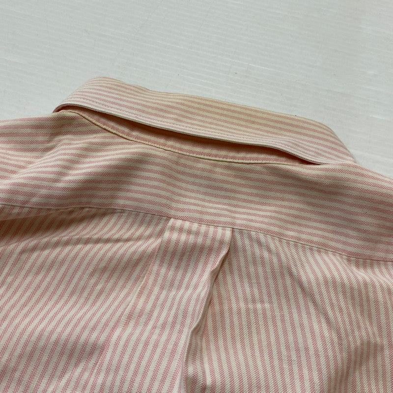 【現状渡し品】【メンズ】 BROOKS BROTHERS ブルック ブラザーズ 70's VINTAGE STRIPE L/S SHIRT 70年代 ヴィンテージ ストライプ ロングスリーブ シャツ 長袖 トップス 145-260724-sa-21-tei サイズ：46069 カラー：ピンク 万代Net店