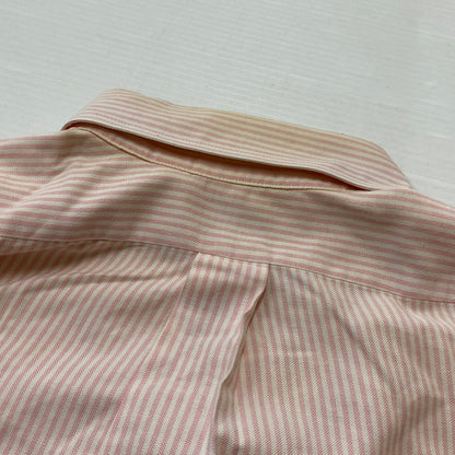 【現状渡し品】【メンズ】 BROOKS BROTHERS ブルック ブラザーズ 70's VINTAGE STRIPE L/S SHIRT 70年代 ヴィンテージ ストライプ ロングスリーブ シャツ 長袖 トップス 145-260724-sa-21-tei サイズ：46069 カラー：ピンク 万代Net店