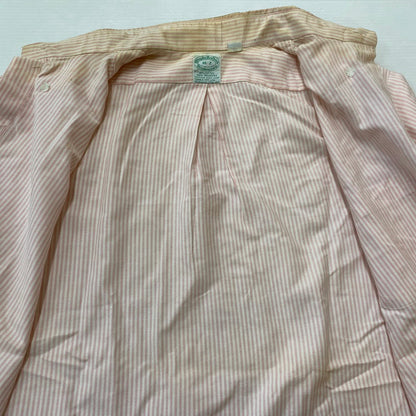 【現状渡し品】【メンズ】 BROOKS BROTHERS ブルック ブラザーズ 70's VINTAGE STRIPE L/S SHIRT 70年代 ヴィンテージ ストライプ ロングスリーブ シャツ 長袖 トップス 145-260724-sa-21-tei サイズ：46069 カラー：ピンク 万代Net店