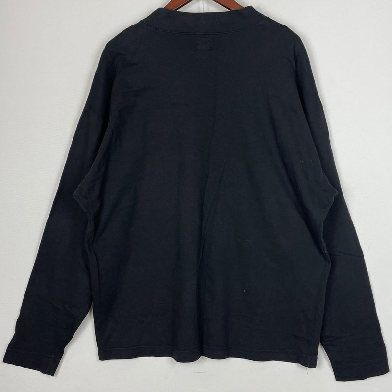 【現状渡し品】【メンズ】 AZUL SAN アズール サン FRANCISCO MOCK NECK L/S TEE フランシスコ モック ネック ロング スリーブ Tシャツ 長袖 トップス 147-260906-sa-29-teih サイズ：22J カラー：ブラック 万代Net店
