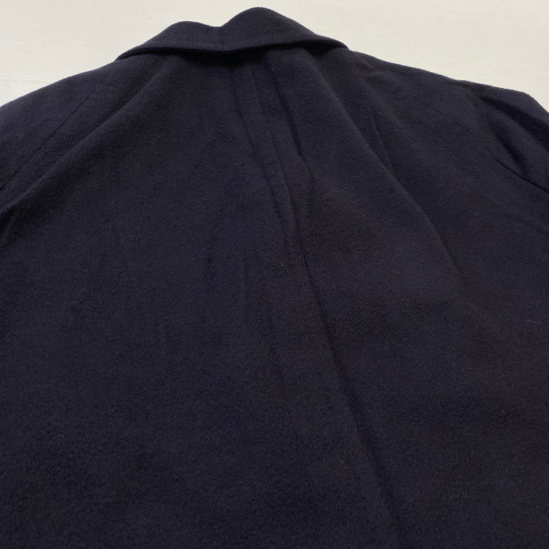 【中古品】【メンズ】 TAILOR KIKUYA テイラー キクヤ DOUBLE WOOL COAT ダブル ウール コート アウター 147-260724-sa-26-tei サイズ：不明 カラー：ネイビー 万代Net店