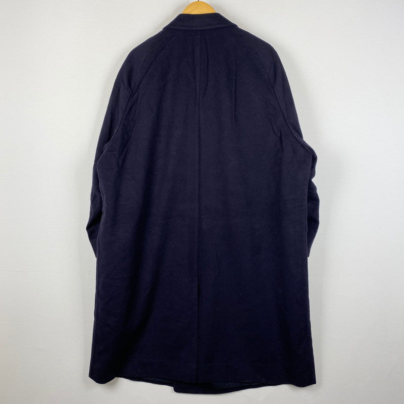 【中古品】【メンズ】 TAILOR KIKUYA テイラー キクヤ DOUBLE WOOL COAT ダブル ウール コート アウター 147-260724-sa-26-tei サイズ：不明 カラー：ネイビー 万代Net店