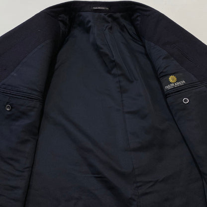 【中古品】【メンズ】 TAILOR KIKUYA テイラー キクヤ DOUBLE WOOL COAT ダブル ウール コート アウター 147-260724-sa-26-tei サイズ：不明 カラー：ネイビー 万代Net店