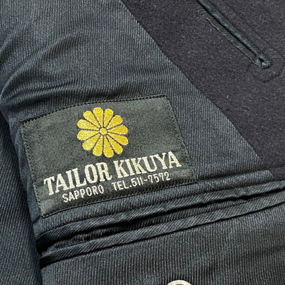 【中古品】【メンズ】 TAILOR KIKUYA テイラー キクヤ DOUBLE WOOL COAT ダブル ウール コート アウター 147-260724-sa-26-tei サイズ：不明 カラー：ネイビー 万代Net店