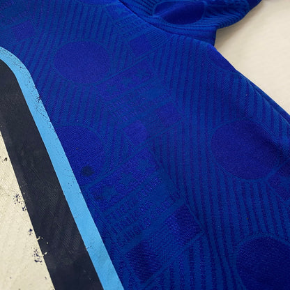 【現状渡し品】【メンズ】 DIADORA ディアドラ 90's FIGC R.BAGGIO UNIFORM 90年代 フィグシー ロベルト バッジョ ユニフォーム 半袖 トップス サッカー イタリア 代表 148-260724-sa-22-tei サイズ：M カラー：ブルー 万代Net店