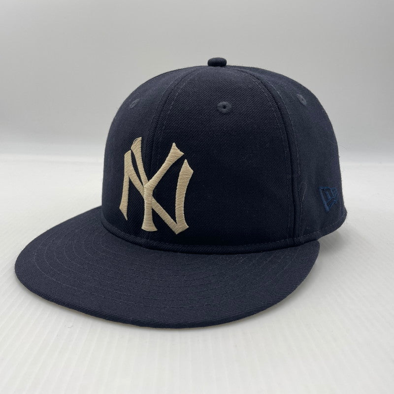 【中古品】【メンズ】 NEW ERA ニューエラ YANKEES BASEBALL CAP ベースボールキャップ 帽子 ニューヨークヤンキース 185-260809-ko-10-tei サイズ：57.7cm カラー：ネイビー 万代Net店