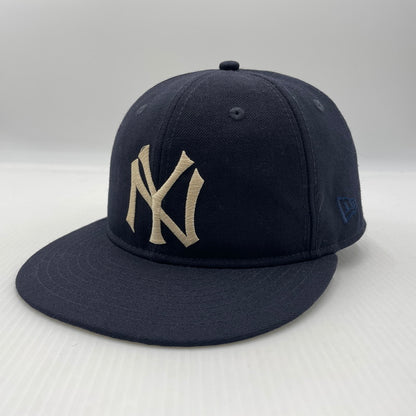 【中古品】【メンズ】 NEW ERA ニューエラ YANKEES BASEBALL CAP ベースボールキャップ 帽子 ニューヨークヤンキース 185-260809-ko-10-tei サイズ：57.7cm カラー：ネイビー 万代Net店