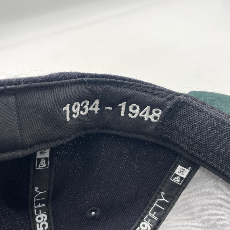 【中古品】【メンズ】 NEW ERA ニューエラ YANKEES BASEBALL CAP ベースボールキャップ 帽子 ニューヨークヤンキース 185-260809-ko-10-tei サイズ：57.7cm カラー：ネイビー 万代Net店