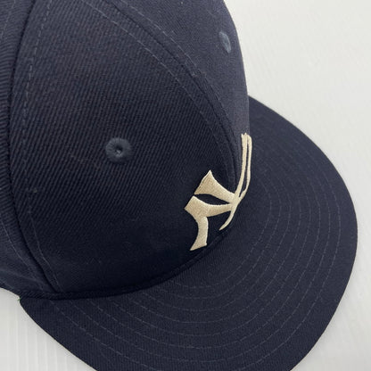 【中古品】【メンズ】 NEW ERA ニューエラ YANKEES BASEBALL CAP ベースボールキャップ 帽子 ニューヨークヤンキース 185-260809-ko-10-tei サイズ：57.7cm カラー：ネイビー 万代Net店