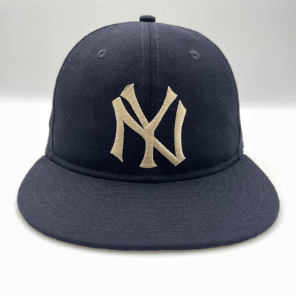 【中古品】【メンズ】 NEW ERA ニューエラ YANKEES BASEBALL CAP ベースボールキャップ 帽子 ニューヨークヤンキース 185-260809-ko-10-tei サイズ：57.7cm カラー：ネイビー 万代Net店